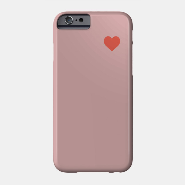 Minimalistic red heart symbol