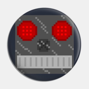 Robot face pixel Pin