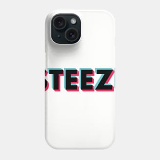 Steeze Glitch Black Small Logo Phone Case