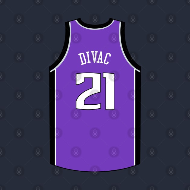 Vlade Divac Sacramento Jersey Qiangy by qiangdade