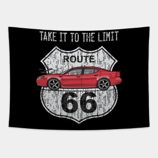 Route 66 Red 2 Tapestry