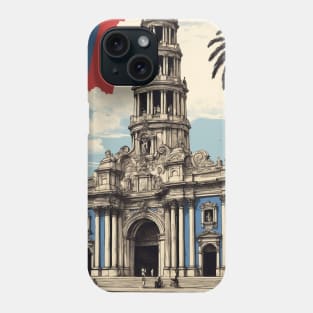 Guadalajara Mexico Vintage Poster Tourism Phone Case