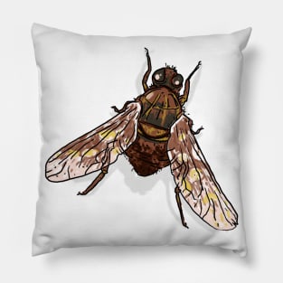 Bugs-11 Brown Fly Pillow