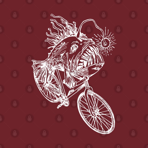 SEEMBO Anglerfish Cycling Bicycle Bicycling Cyclist Biking by SEEMBO