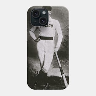 Vintage Sports Photo, Chicago Baseball Player Phone Case