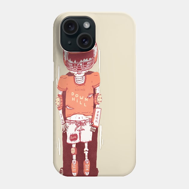 It's All Going Downhill From here Phone Case by Jacques