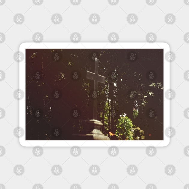 Cemetery cross Magnet by EvgeniiV