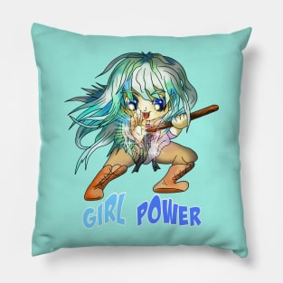 girl power warrior elf Pillow