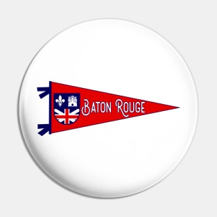 Baton Rouge Flag Pennant Pin