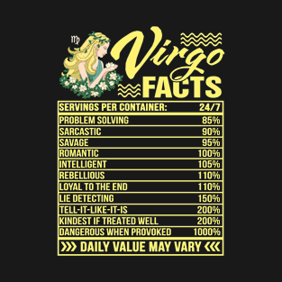 Birthday Virgo Facts T-Shirt