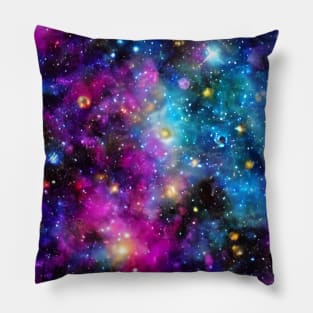 Beautiful Colourful Cosmos Galaxy Pattern Pillow