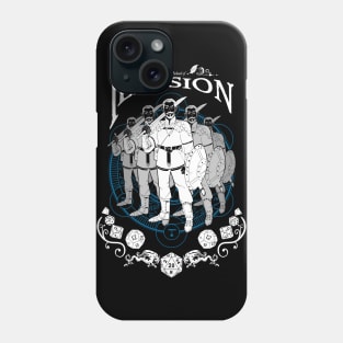 Illusion - D&D Magic School Series: White Text Phone Case