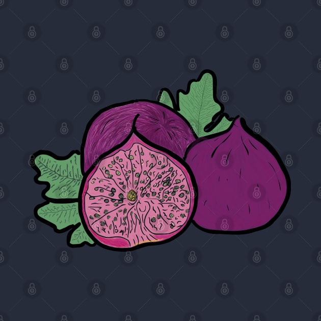 Fall season, fresh juicy figs by ellen