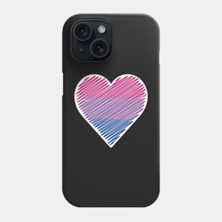 Bisexual - Lgbt Pride Heart Phone Case