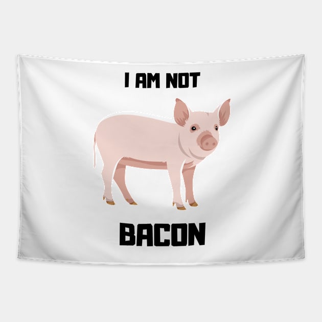 Not A BAcon Tapestry by VeganShirtly