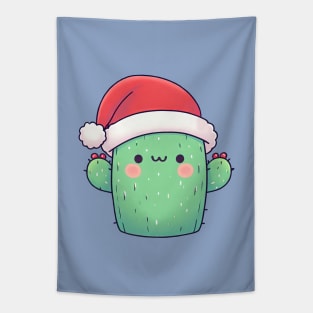 Cute Christmas Cactus Tapestry