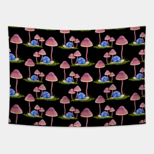 Mushroom Pattern Tapestry