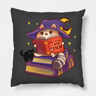 How to be a Bad... Witch? Halloween Cat Pillow