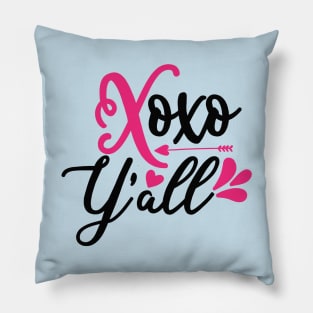 Xoxo Y'all Pillow