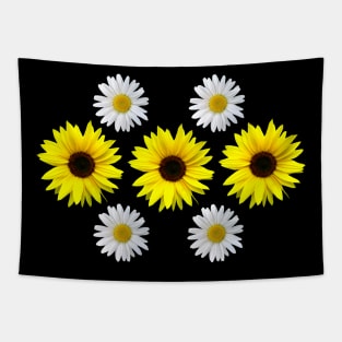 Sunflowers, daisies, flowers, floral, blossoms Tapestry