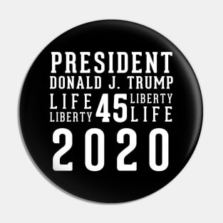 President Donald J. Trump 2020 Pin
