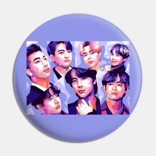 Bts full member Pin