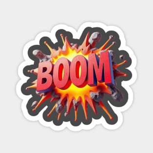 Boom Graphic tees Magnet