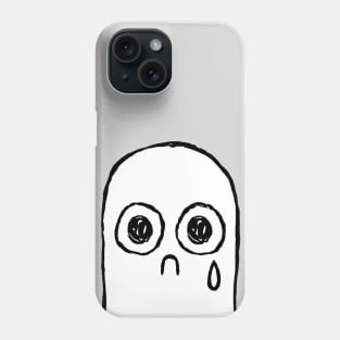 Sad Ghost - zoom + mask edition Phone Case