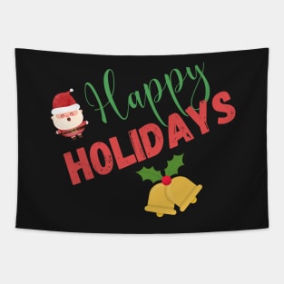 Happy Holidays Tapestry