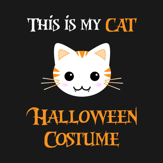 This Is My Cat Halloween Costume Cute Cartoon Kawaii Cat