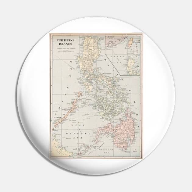 Vintage Map of The Philippine Islands (1901) Pin by Bravuramedia