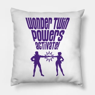 WONDER TWINS - Groovy tie dye Pillow