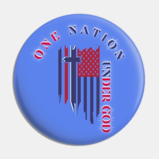 One Nation Under God Pin