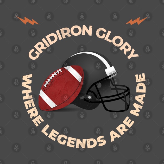 Gridiron Glory by PrintGrove Studio