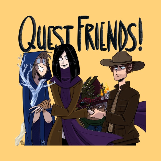 Quest Friends! Logo (Flashback Future) by Quest Friends!