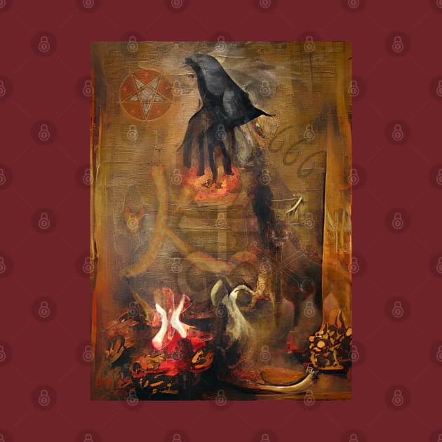 Hellfire Arrives on Raven's Wings by TaLi's Are2wild4u Designs