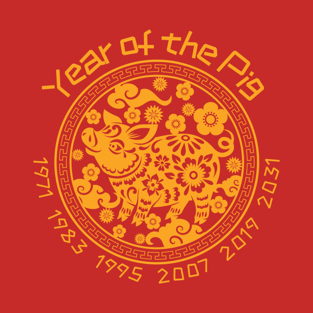 Chinese Year of the Pig by soulfulprintss8