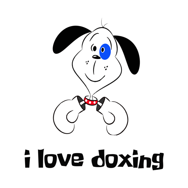 dog boxing by saru