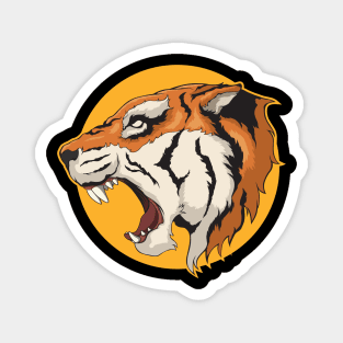 Tiger Head Magnet