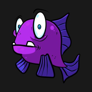 Purple fish T-Shirt