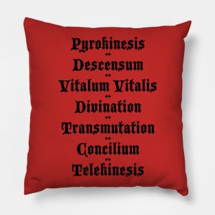 The Seven Wonders, for Light Backgrounds Pillow