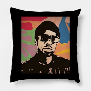 Vintage Poster - Curtis Harding Style Pillow