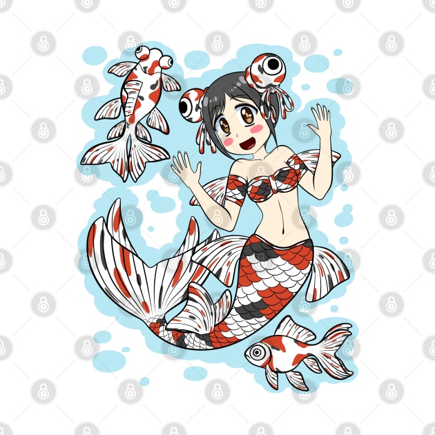 Goldfish Mermaid (Telescope, Demekin) by TeriyakiPigeon