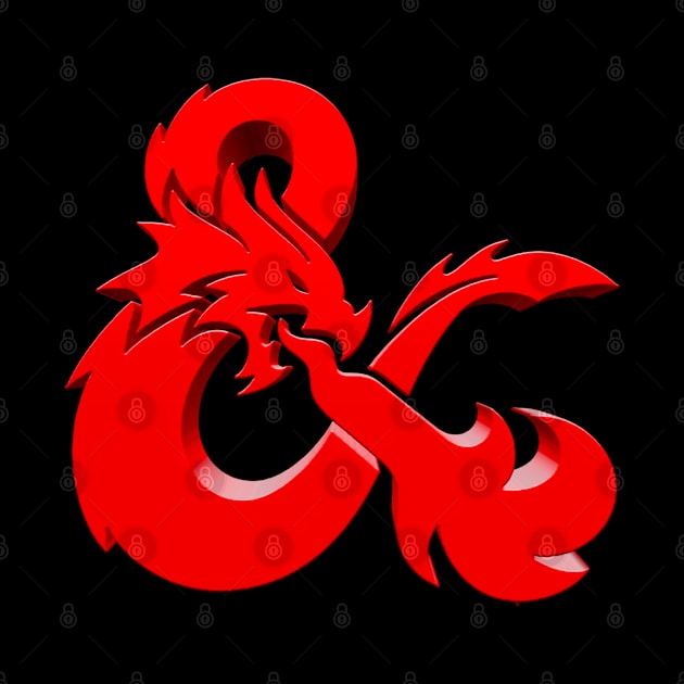 Dungeons & Dragons Logo 3D by RetroZest