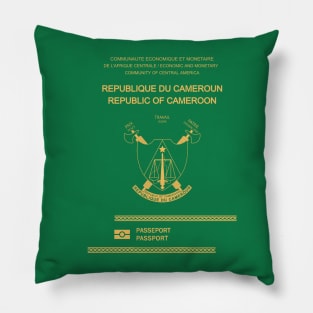 Cameroon passport Pillow