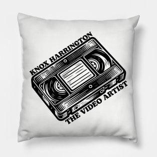 Knox Harrington The Video Artist Funny The Dude Lebowski Maude's Friend Logo Pillow