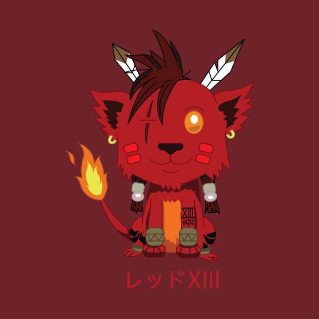 Red XIII chibi by Creative Wiz