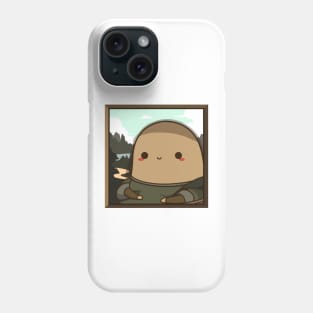 Cute Monalisa Potato Phone Case