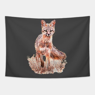 Gray Fox Tapestry