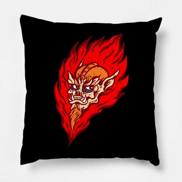 The Savage Beast Pillow by JoeConde